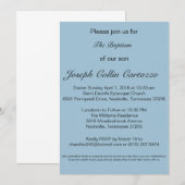 Baptisim Invite Kaart (Voorkant / Achterkant)