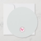 Baptism Baby Boy Kaart (Achterkant)