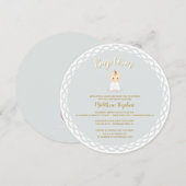 Baptism Baby Boy Kaart (Voorkant / Achterkant)