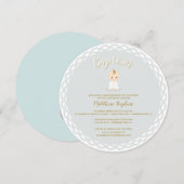 Baptism Baby Boy Kaart (Voorkant / Achterkant)