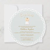 Baptism Baby Boy Kaart (Voorkant)