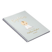 Baptism Baby Boy Notitieboek (Rechterzijde)