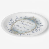 Baptism baby boy  papieren bordje (Gekanteld)