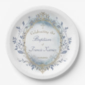 Baptism baby boy  papieren bordje (Voorkant)