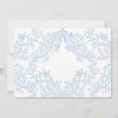 Baptism baby boy thank you card kaart (Achterkant)