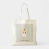 Baptism Baby Boy Tote Bag (Voorkant)