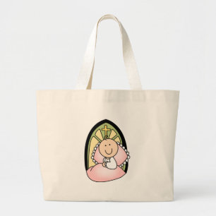 Baptism Baby Girl Grote Tote Bag