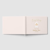 Baptism Baby Girl met Bonnet Gastenboek (Volledig)