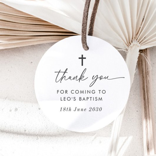 Baptism Bedankjes Labels