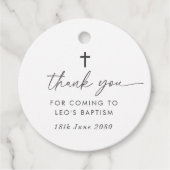 Baptism Bedankjes Labels (Voorkant)