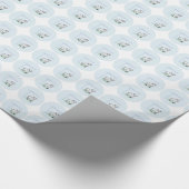 Baptism Blue Boy Lamb,  Cadeaupapier (Hoek)