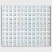 Baptism Blue Boy Lamb,  Cadeaupapier (Vlak)