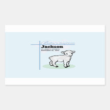 Baptism Blue Boy Lamb, 