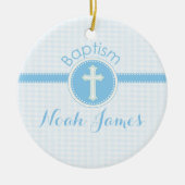Baptism Blue Child of God,  Keramisch Ornament (Voorkant)