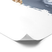 Baptism | blue cross welcome sign poster (Hoek)