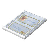 Baptism Candy Bar Wrapper Favor Notitieblok (Linkerzijde)