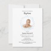 Baptism Christelijk Religieuze Gebeurtenis Baby Fo Kaart (Voorkant)