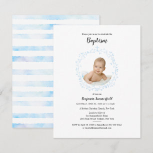 Baptism Christelijk Religieuze Gebeurtenis Baby Fo Kaart