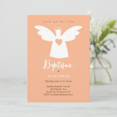 Baptism Christening angel Kaart (Staand voorkant)