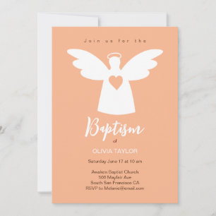 Baptism Christening angel Kaart