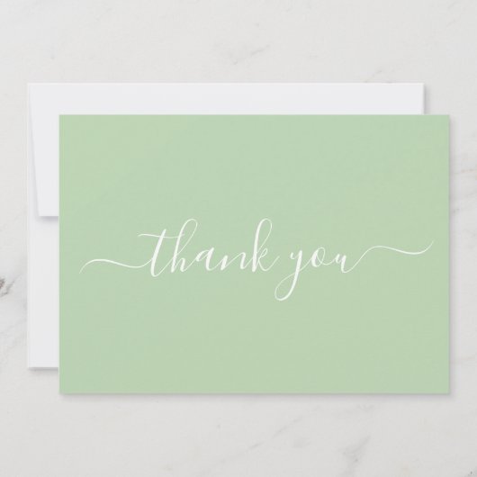 Baptism Christening Cross Greenery Custom Photo Bedankkaart (Achterkant)