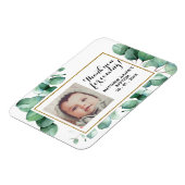 Baptism Christening Eucalyptus Greenery DANK U Magneet (Linkerzijde)