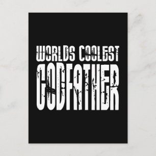 Baptism Christening Gifts Worlds Coolest Godfather Briefkaart