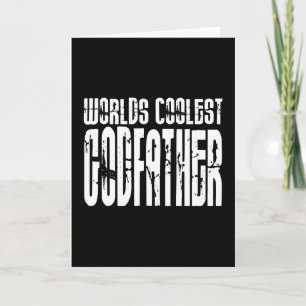 Baptism Christening Gifts Worlds Coolest Godfather Feestdagen Kaart