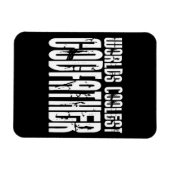 Baptism Christening Gifts Worlds Coolest Godfather Magneet (Horizontaal)