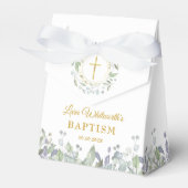 Baptism Christening Greenery Foliage Bedankdoosjes (Voorkant Zijde)