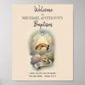 Baptism Christening Religieuze Welkom Poster (Voorkant)
