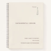 Baptism/Confirmation/ Communion Religious Keepsake Notitieboek (Voorkant)