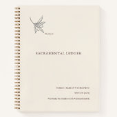 Baptism/ Confirmation/ Communion Rite Keepsake Notitieboek (Voorkant)