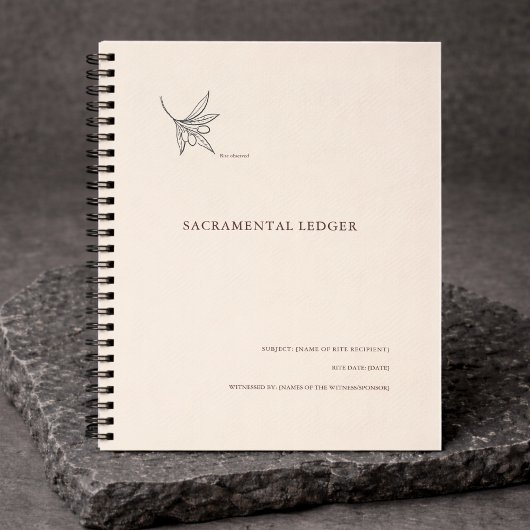 Baptism/ Confirmation/ Communion Rite Keepsake Notitieboek