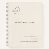 Baptism/Confirmation Rite GodParent Keepsake Notitieboek (Voorkant)