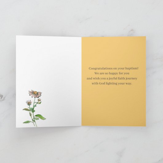 Baptism Congratulations Scripture Philippians   Kaart (Binnen)