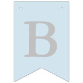 Baptism Cross Blue White Photo Bunting Banner (Derde vlag)