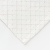 Baptism Cross Gold Crucifix Netting Fleece Deken (Hoek)