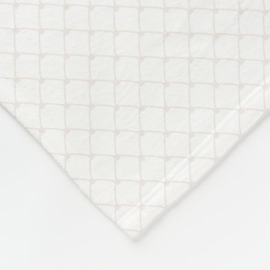 Baptism Cross Gold Crucifix Netting Fleece Deken (Hoek)