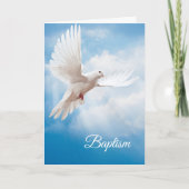 Baptism Dove Kaart (Voorkant)