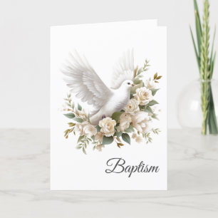 Baptism Dove Kaart