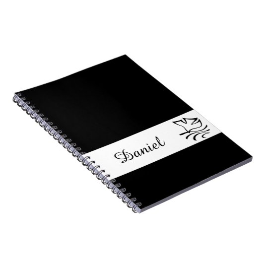 Baptism Dove Notitieboek-Aangepaste naam Notitieboek (Rechterzijde)