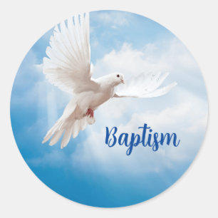 Baptism Dove Sticker