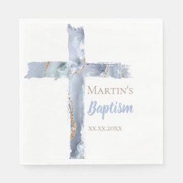 Baptism dusty blue agate Holy Cross Servet