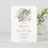 Baptism Elegant Kaart (Staand voorkant)