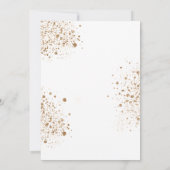 Baptism eucalyptus greenery Gold script Kaart (Achterkant)
