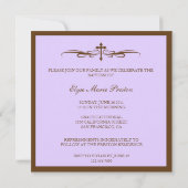 Baptism Foto uitnodigen met Bijbelversie Kaart (Achterkant)