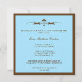 Baptism Foto uitnodigen met Bijbelversie Kaart (Achterkant)