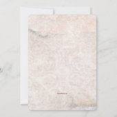 Baptism Fotouitnodiging voor meisjes Kaart (Achterkant)