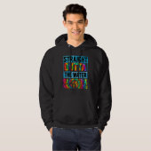 Baptism Funny Straight Outta Water Christian Tie D Hoodie (Voorkant volledig)